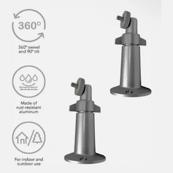 Security Camera Universal Mounting Bracket Adjustable Indoor/Outdoor Security - Picture 4 of 6